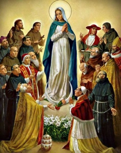 blessed virgin mary 476x600 - Đức Maria Mẹ Hội Thánh