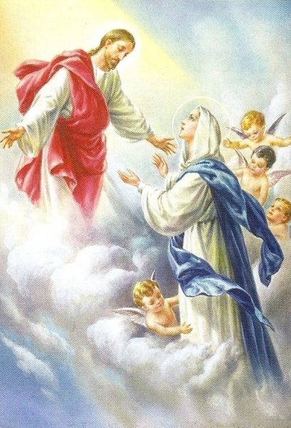 assumption 1 408x600 - Đức Mẹ hồn xác lên trời?