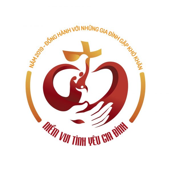 logo nam muc vu gia dinh 2019 600x600 - Logo Năm Mục vụ Gia đình 2019