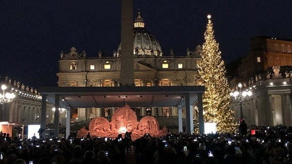 vatican khanh thanh hang da lam tu cat 2 - Vatican khánh thành hang đá làm từ cát