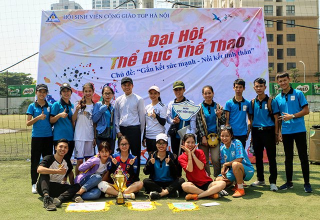 16407 sinh vien 21 - Bế mạc Đại hội Thể dục thể thao 2019 Hội Sinh viên Công giáo TGP Hà Nội