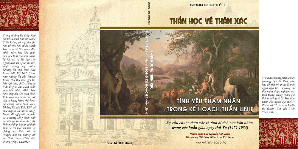 thanhocvethanxac cover - Giới thiệu sách: “Thần học về Thân xác” của Thánh giáo hoàng Gioan Phaolô II