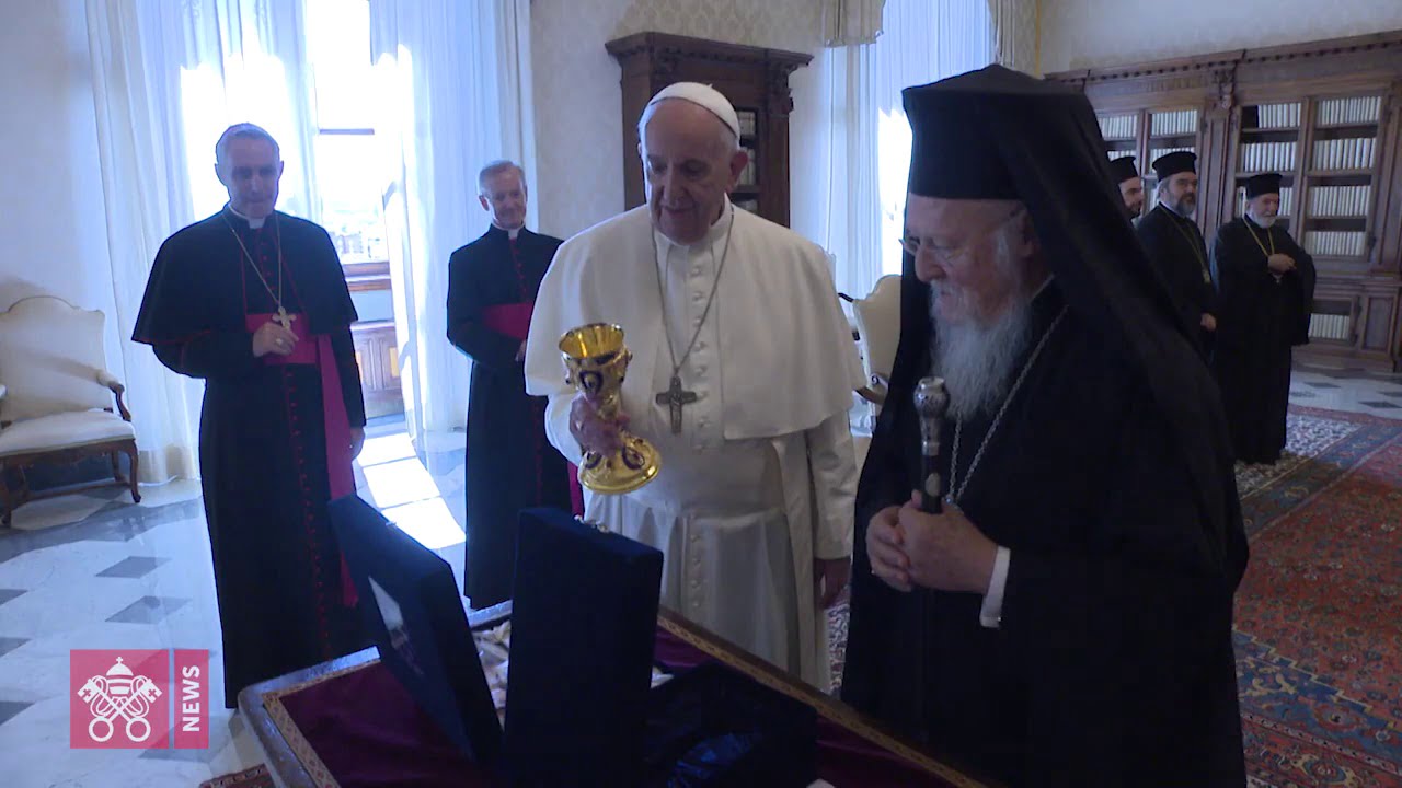 dtc gap duc thuong phu bartolomeo tai vatican - ĐTC gặp Đức Thượng Phụ Bartolomeo tại Vatican